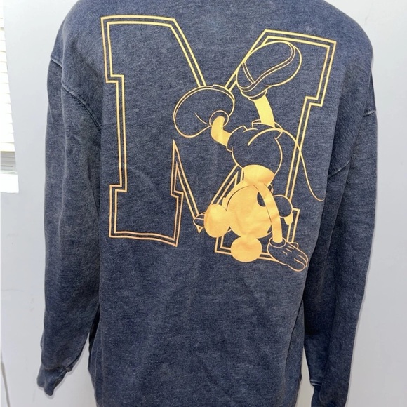 Disney Mickey Mouse Pullover Unisex Sweatshirt Graphic Size SM - Picture 3 of 4